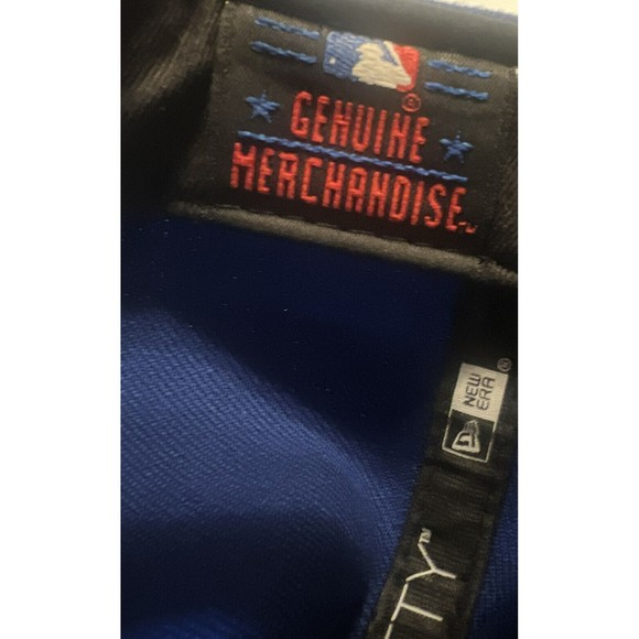 Chicago Cubs New Era Pro Model Blue Snap Back Baseball Hat MLB Sports Outdoors - Picture 7 of 7